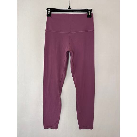 Lululemon Align High Rise Leggings Crop 25" Mystic Purple Yoga Active Size 4 / 6 - Picture 1 of 4
